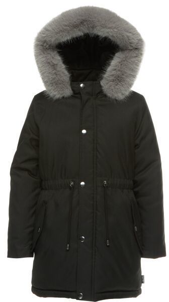 Lewro MARIABELLA Dievčenský zimný kabát, čierna, veľkosť 152-158