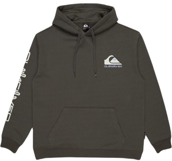 Quiksilver OMNI LOGO Pánska mikina, tmavo sivá, veľkosť