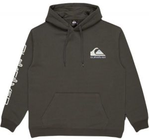Quiksilver OMNI LOGO Pánska mikina, tmavo sivá, veľkosť