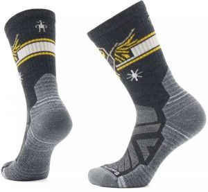 Smartwool HIKE LIGHT CUSHION HOO WHO CREW Dámske turistické ponožky, čierna, veľkosť