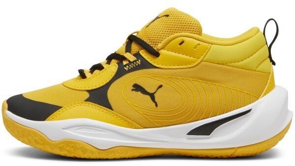 Puma PLAYMAKER PRO JR Chlapčenská basketbalová obuv, žltá, veľkosť 38