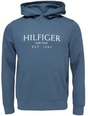 Tommy Hilfiger BIG HILFIGER HOODY Pánska mikina, modrá, veľkosť