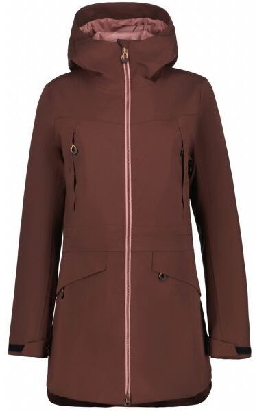 ICEPEAK MINIER Dámsky kabát, hnedá, veľkosť