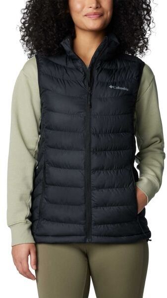 Columbia POWDER LITE VEST Dámska vesta, čierna, veľkosť
