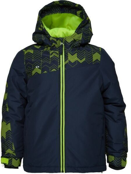 LOAP CUSA Detská lyžiarska bunda, tmavo modrá, veľkosť 112-116