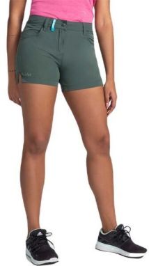 KILPI BREE Dámske outdoorové kraťasy, tmavo zelená, veľkosť