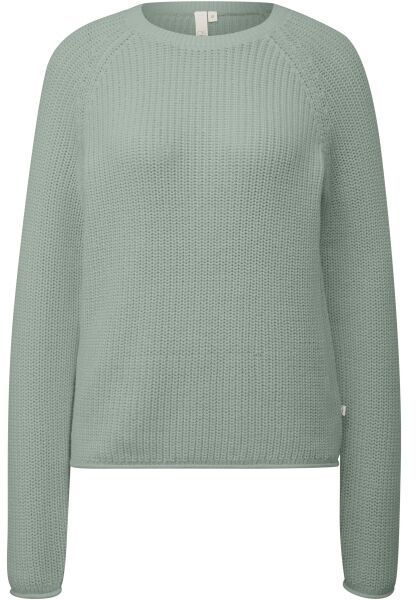 s.Oliver QS KNITTED PULLOVER NOOS Dámsky sveter, svetlo zelená, veľkosť