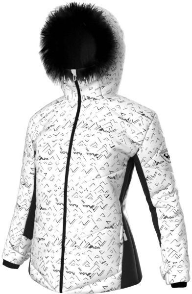 Rossignol W STACI PR PUFFY Dámska lyžiarska bunda, biela, veľkosť
