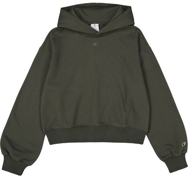 Champion HOODED Dámska mikina, khaki, veľkosť