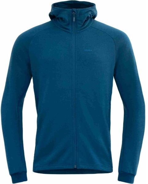 Devold NIBBA MERINO JKT HOOD Pánska vlnená mikina, modrá, veľkosť