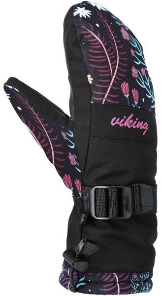 Viking TANUKA MITTEN Dámske lyžiarske palčiaky, čierna, veľkosť