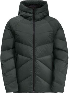 Jack Wolfskin MARIENPLATZ W Dámska páperová  bunda, tmavo zelená, veľkosť