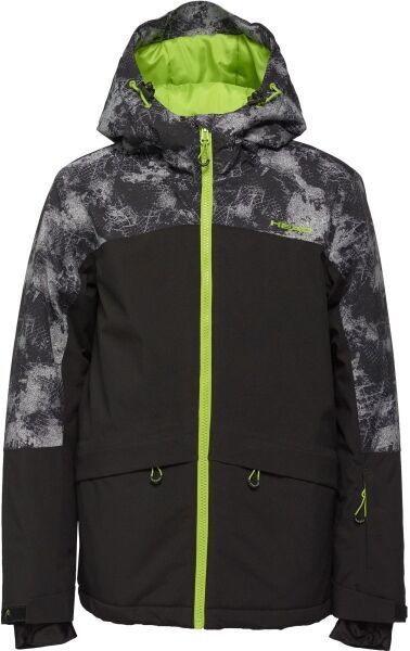 Head LENNOX Chlapčenská lyžiarska bunda, čierna, veľkosť 140-146