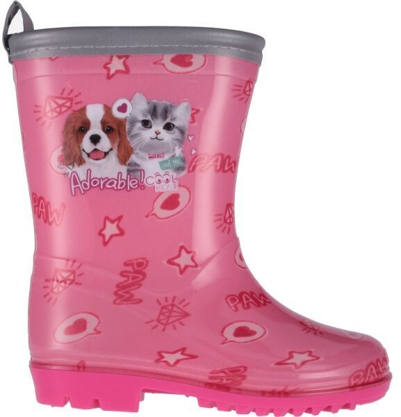 PERLETTI RAIN BOOTS Detské gumáky, ružová, veľkosť