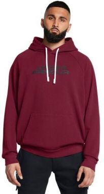 Under Armour RIVAL FLC TXTR CG Pánska mikina, vínová, veľkosť