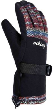 Viking TANUKA Dámske lyžiarske rukavice, čierna, veľkosť