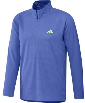 adidas ADIZERO RUNNING QUARTER-ZIP LONG SLEEVE Pánske bežecké tričko, tmavo modrá, veľkosť
