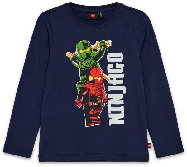 LEGO® kidswear LWTANO 607 Chlapčenské tričko s dlhým rukávom, tmavo modrá, veľkosť