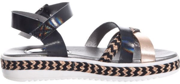 Junior League AKIR Dievčenské sandále, čierna, veľkosť