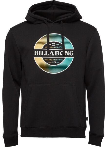 Billabong THE BAY PO Pánska mikina, čierna, veľkosť