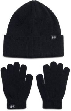 Under Armour BEANIE COMBO Súprava čiapky a rukavíc, čierna, veľkosť