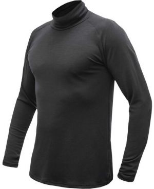 Sensor MERINO BLEND Pánsky rolák s dlhým rukávom, čierna, veľkosť