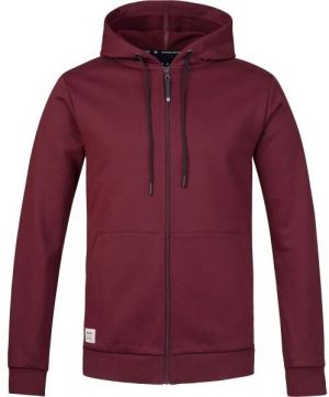 Hannah ROFY HOODY Pánska mikina, vínová, veľkosť