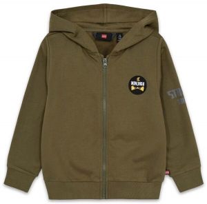 LEGO® kidswear LWSCOUT 609 Chlapčenská mikina, khaki, veľkosť