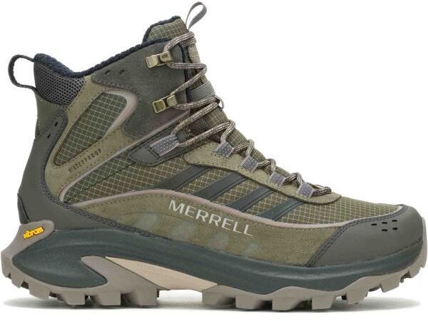 Merrell MOAB SPEED 2 THERMO MID WP Pánska outdoorová obuv, khaki, veľkosť 44