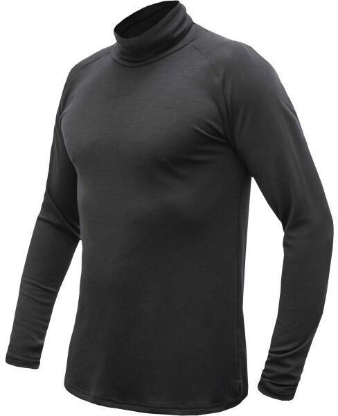 Sensor MERINO BLEND Pánsky rolák s dlhým rukávom, čierna, veľkosť