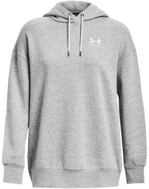 Under Armour ESSENTIAL FLC OS HOODIE Dámska mikina, sivá, veľkosť