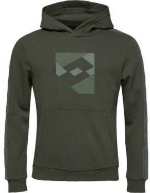 Lotto ATHLETICA SQUARE HOODIE Pánska mikina, tmavo zelená, veľkosť
