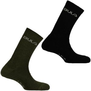 Bula 2PK WOOL SOCK Pánske ponožky, čierna, veľkosť 42-45