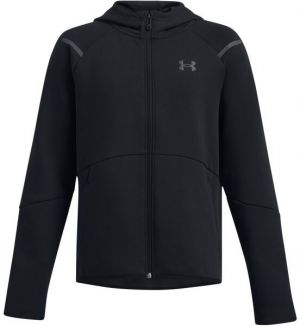 Under Armour UNSTOPPABLE FLEECE Chlapčenská mikina, čierna, veľkosť M