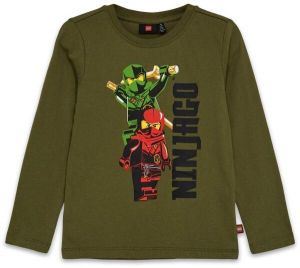 LEGO® kidswear LWTANO 607 Chlapčenské tričko s dlhým rukávom, khaki, veľkosť