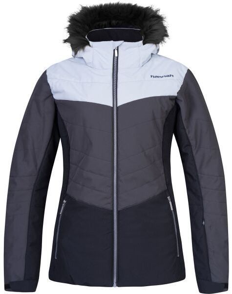 Hannah NIQUE Dámska lyžiarska bunda, tmavo sivá, veľkosť