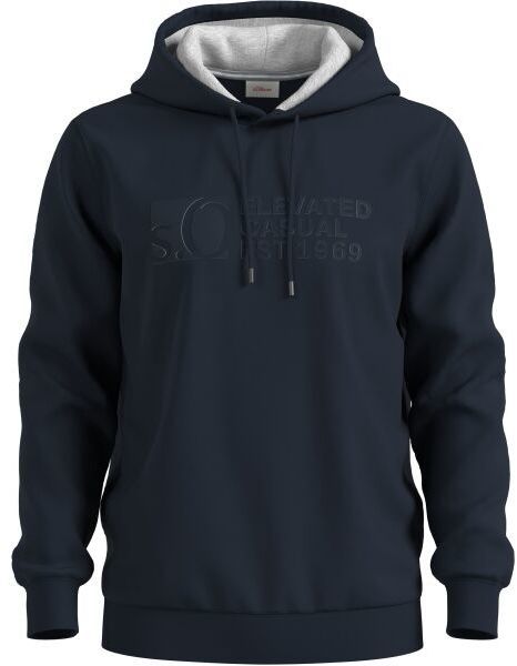 s.Oliver RL SWEATSHIRT NOOS Pánska mikina, tmavo modrá, veľkosť