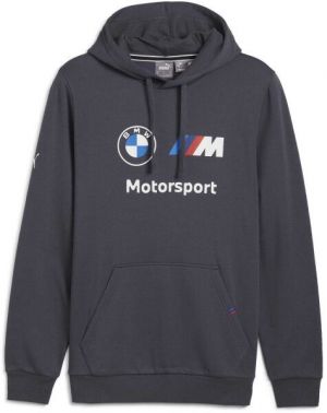 Puma BMW M MOTORSPORT ESS Pánska mikina, tmavo sivá, veľkosť