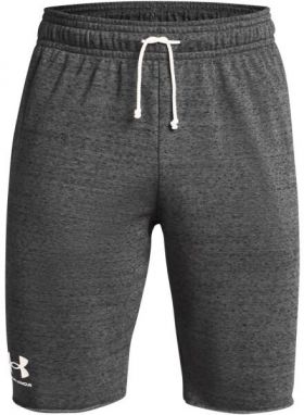 Under Armour RIVAL TERRY SHORT Pánske kraťasy, šedá, veľkosť
