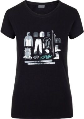 KILPI TORNES Dámske tričko, čierna, veľkosť