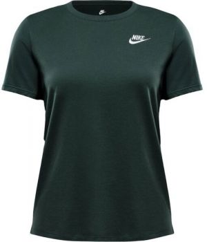 Nike NSW TEE CLUB Dámske tričko, tmavo zelená, veľkosť