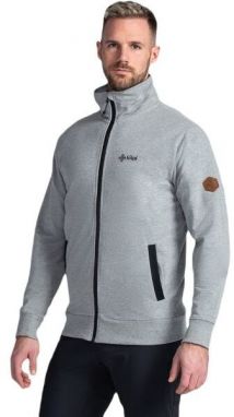 KILPI BOBBY Pánska mikina, sivá, veľkosť