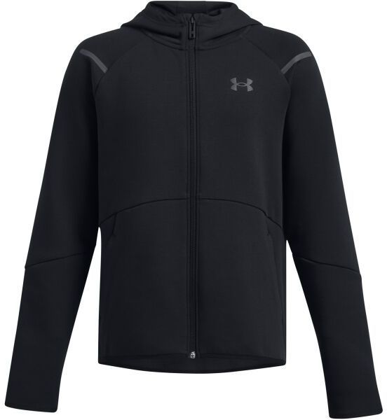 Under Armour UNSTOPPABLE FLEECE Chlapčenská mikina, čierna, veľkosť S