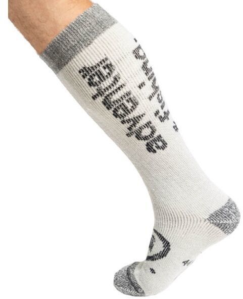 ADVENTER & FISHING MERINO STEEL Funkčné ponožky, biela, veľkosť