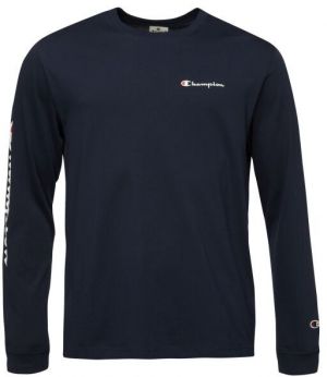 Champion SCRIPT SHOP Pánske tričko, tmavo modrá, veľkosť