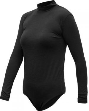Sensor MERINO AIR Dámske body s dlhým rukávom, čierna, veľkosť