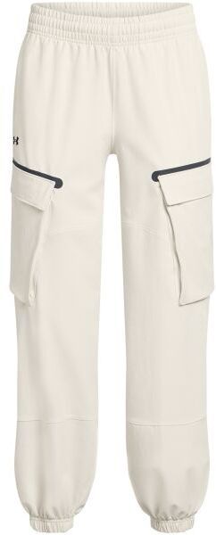 Under Armour UNSTOPPABLE CARGO Dámske nohavice, biela, veľkosť L