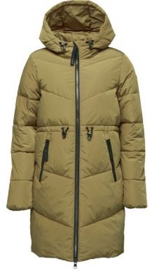 LOAP TARA Dámsky kabát, khaki, veľkosť