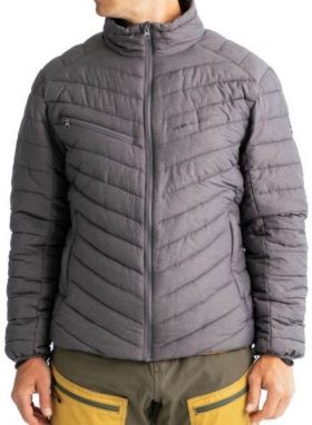 ADVENTER & FISHING STEEL Pánska zateplená bunda, sivá, veľkosť