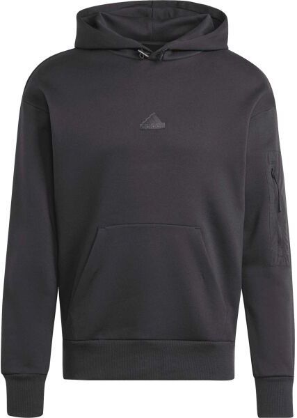 adidas CITY ESCAPE Pánska mikina, čierna, veľkosť